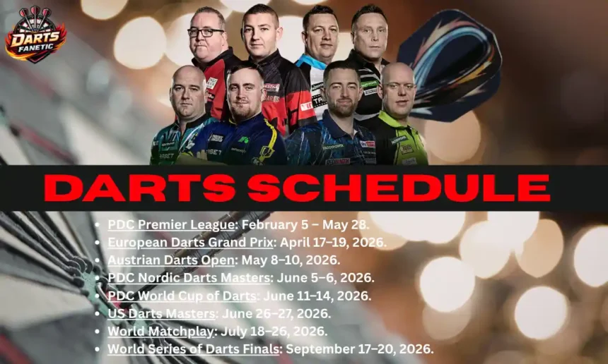 Darts Schedule